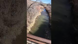 11/18/24 hike Arizona a small bridge over Little Colorado River #nature #video #desert #arizona