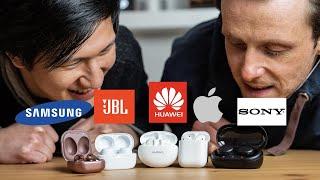 入门级无线蓝牙耳机横评：华为 Freebuds 4i/苹果 AirPods 2/三星 Galaxy Buds Live/索尼 WF-XB700/JBL Live Free NC+