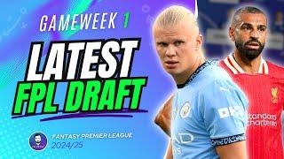 MY LATEST FPL DRAFT | Haaland x Salah x Trent    | + 0.2% Gem!  | Fantasy Premier League 24/25