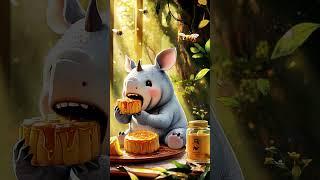 Is this a rhinoceros? #cute  #funny #cartoon @Kiddoworld-u5m