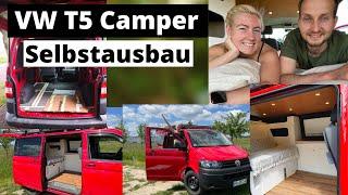 VW Bulli T5 Selbstausbau Camper Roomtour / T5 Camper Ausbau  Campervan / Vanlife / Umbau Kastenwagen