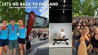 I'M BACK IN THE U.K | a half marathon in London, my run tour and a big secret shoot !!