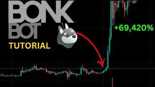 BONK BOT - Trade 100x Solana Meme Coins EASILY - Full Tutorial