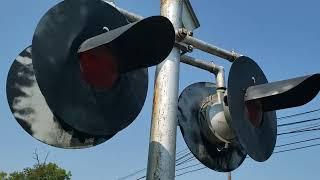 Very Old Railroad Crossings on Huron River Drive and Wabash Street, Romulus, MI. - Crossing Tour