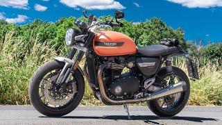 Triumph Speed Twin 1200: Krankes Teil!Sie hat mich gekillt. Sound-Beschleunigung -Test - Unglaublich