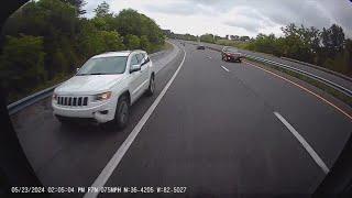 Video shows pursuit that ended in crash, standoff on I-81