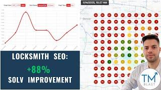 88% Map Improvement for a Locksmith Company in One Month - #localseocasestudy