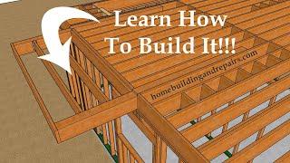 How To Build Balcony Floor With Cantilevered Beams To Support Deck Joist - Design And Construction