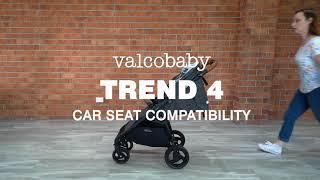 Trend 4 Pram Stroller Demo: Car Seat Compatibility | Valcobaby