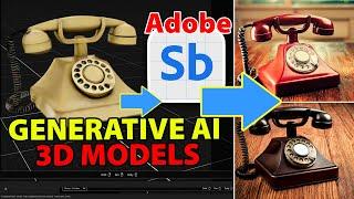 NEW Adobe ai 3D Generator is crazy!