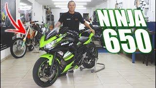 CHINA E NINJA 650 ABS CONFORTO ATÉ EM PISTA! - MOTO.com.br