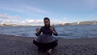 Pasha Aeon - Handpan in Saint Petersburg, GoPro, HD 2016