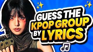 GUESS THE KPOP GROUP or IDOL BY THE LYRIC  Only 2% can score 100% Can You? | KPOP QUIZ 2025