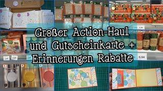 großer Action-Haul Weihnachten & Basteln plus schnelle und einfache Karte für Gutscheine