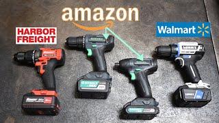 Seriously, AMAZON Released Their Own Power Tools? vs Same $ Walmart & HF