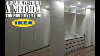 Ikea pax wardrobe assembly - Timelapse