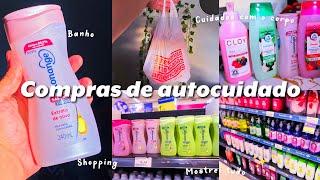 UM DIA DE COMPRAS DE AUTOCUIDADOcompras no shopping, banho, haul