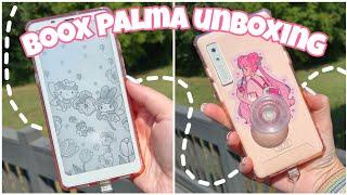 unboxing & decorating boox palma e-reader🩷