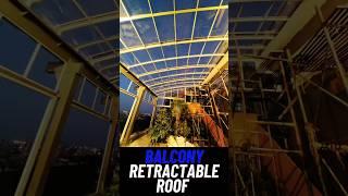 Megavent's Balcony Retractable Roof- INDIA - www.megavent.co.in