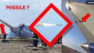 Was the E-190 hit by a missile?