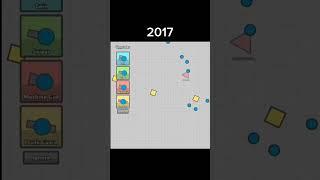 Diep.io OLD vs NEW (Nostalgia)  #diep #diepio #shorts