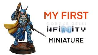 Painting My First INFINITY Miniature | Corvus Belli | Panoceania