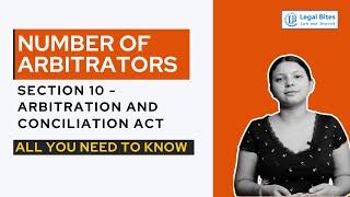 Number of Arbitrators | Why odd numbers and not even? | Explained #Legal Bites Academy #arbitration