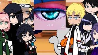 |Boruto Two Blue Vortex react to|1/2|no sound|short|manga spoilers|canon reaction?|canon ships|