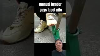 Manual bender guys #youtubeshorts #shorts #amazing #bender #shortvideo #shortsfeed #reels
