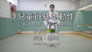 兒童空手道基本動作中文 Kid karate basic movement 【Chinese subtitle】