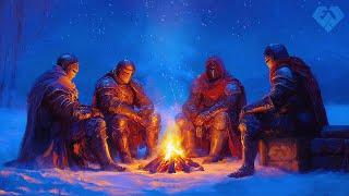 rest here, fellow warriors; the night is cold