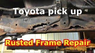 Toyota rusty frame repair