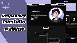 Portfolio Website Design: HTML CSS & JS