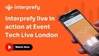 Interprefy live in action at Event Tech Live London 2022