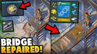 BRIDGE REPAIRED at Transport Hub + Drone Upgrade Workbench (Iron Rods!) - Last Day on Earth Survival