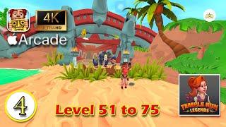 TEMPLE RUN LEGENDS | Mobile Gameplay | Part 4 | iOS Apple Arcade | Level 51 to 75