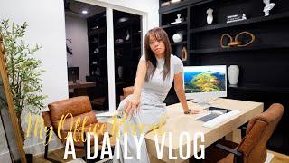 Daily Vlog | Office Reveal + My Hair is Healthier & Best Castor Oil