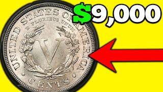 1884 Liberty Head V Nickel Coins Worth Money!