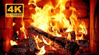  Fireplace 4K UHD! Fireplace with Crackling Fire Sounds. Fireplace Burning for Home