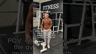 The one dude at the gym you have imaginary beef with | #gym #content #skit #shorts