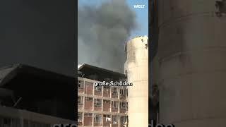 ISRAEL: Krankenhaus von iranischer Rakete getroffen! #shorts #welt
