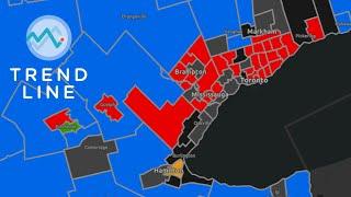 Nanos: Key Liberal strongholds are at risk amid Trudeau's polling slump | TREND LINE