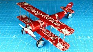 How To Make A Plane With Coca Cola Cans DIY