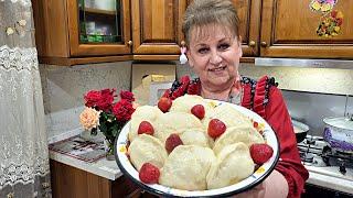 БАБУШКИН РЕЦЕПТ!Вареники на СКОВОРОДЕ! ТЕСТО КАК ПУХ!Без дрожжей Без ЯИЦ