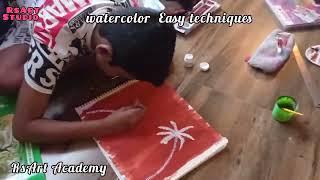 warli painting art work| Rsart academy easy drawing ideas and easy art technique