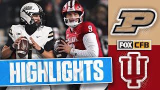 Purdue Boilermakers vs. No. 10 Indiana Hoosiers Highlights | FOX College Football