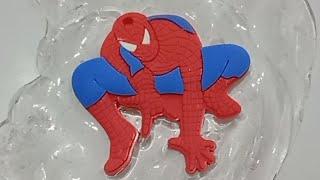 The wheels on the bus poem.spiderman slime video.kids fun with learn video.