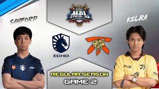 TEAM LIQUID PH vs FNATIC ONIC PH GAME 2 | MPL PH S14 REGULAR SEASON