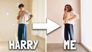 I Recreated Harry Styles' Outfit! (DIY Challenge)