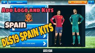 How to Import Spain Logo and Kits In Dream League Soccer 2019  ///